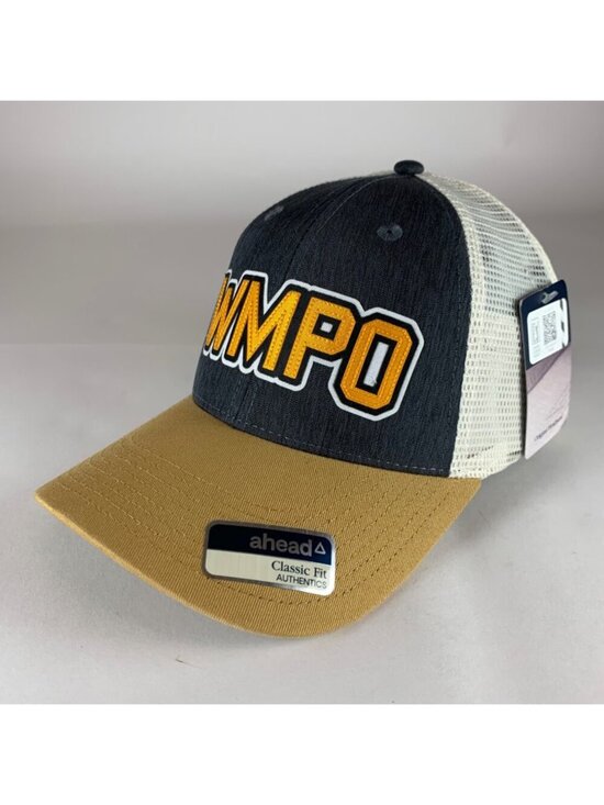 Waste Management Phoenix Open Gray Beige White Ahead Snapback Trucker Hat New